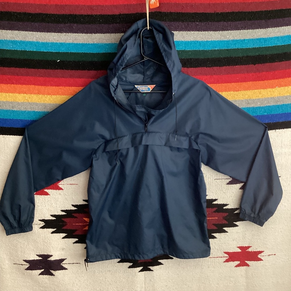 Vintage Outdoor products nylon Anorak Pullover Jacket Made in USA